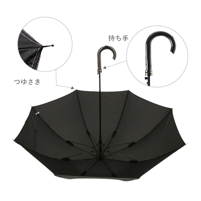 傘 メンズ ジャンプ 通販 大きい さかさかさ 70cm 耐風強化傘 無地 チェック ストライプ グラスファイバー 丈夫 紳士傘 シンプル 長傘 ワンタッチ おしゃれ 男性用 かさ カサ Skm ステッチブラック Backyard Family Jre Pointが 貯まる 使える Jre Mall
