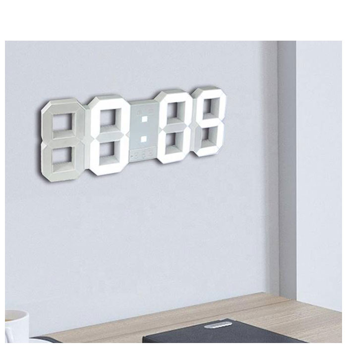 大きい デジタル時計 おしゃれ 通販 置き時計 壁掛け時計 デジタル TriClock トリクロック led 時計 掛け 電飾 デジタル時計夜