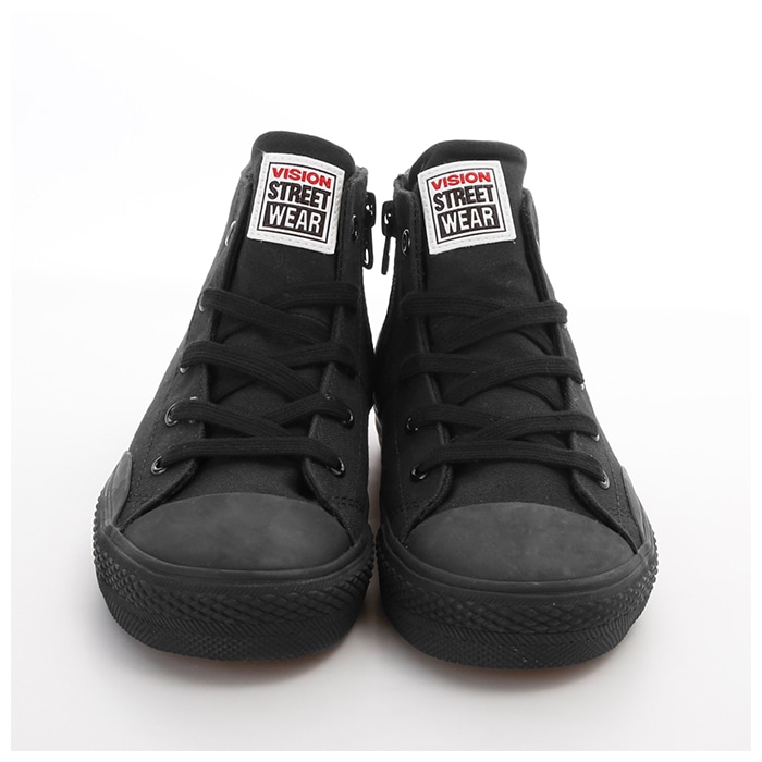 Vision Street Wear キッズ スニーカー 通販 ヴィジョン ビジョン ダンスシューズ ハイカット ダンス 靴 子供 ジュニア 男の子 女の子 ダンススニーカー レースアップ ヒップホップ ボーイズ ガールズ スケボー スケートボード スポーツ ストリート Canvas キャンバス