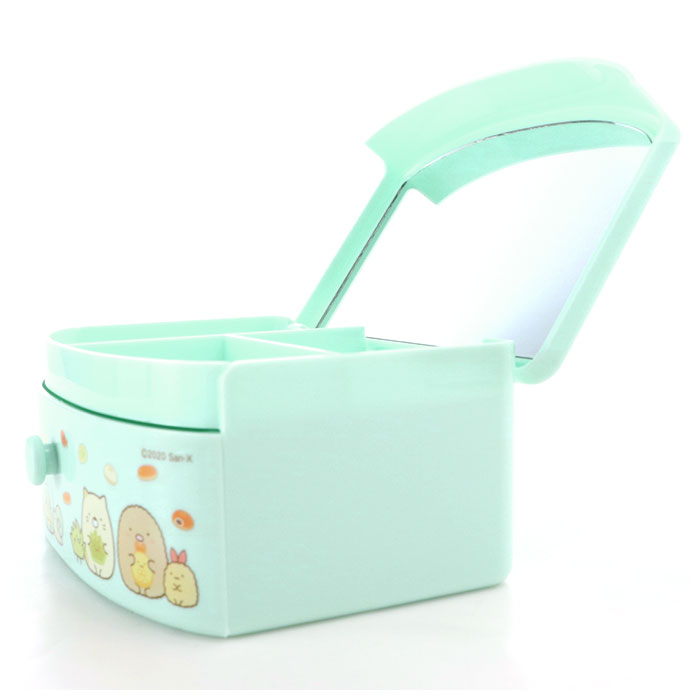 ジュエリーボックス キッズ 通販 可愛い 鏡付き ジュエリーケース 小物入れ 女の子 小学生 園児 子供 ガールズ おしゃれ ギフト 女子 プレゼント スヌーピー キャラクターグッズ すみっコぐらし チップとデール グッズ トイストーリー ラプンツェル アリエル アリエル