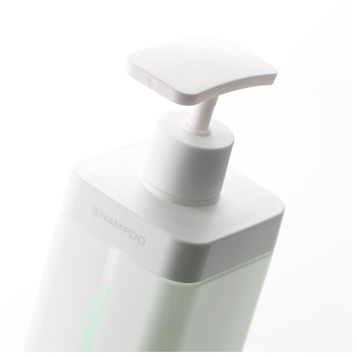 シャンプーボトル 詰め替え 通販 詰め替えボトル おしゃれ 透明スリット ボディソープ コンディショナー 押しやすい ワイド ポンプヘッド 詰め替え やすい 広口 大容量 800ml Retto レットー ディスペンサーl Retdsl プラスチック製 バス用品 ボディソープホワイト