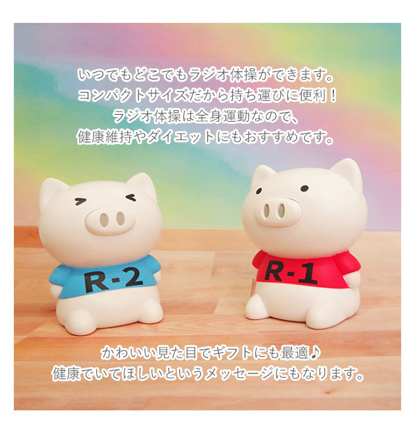 ラジオ体操 ブタ 通販 ブーブー 人形 健康グッズ プレゼント 敬老の日 ギフト 男性 女性 母 父 孫 子供 祖母 祖父 ラジオ体操第一 第二 体操ブーブー 簡単 小さめ どこでも アウトドア タイソーブーブー 運動 かわいい 第一 Backyard Family Jre Mall
