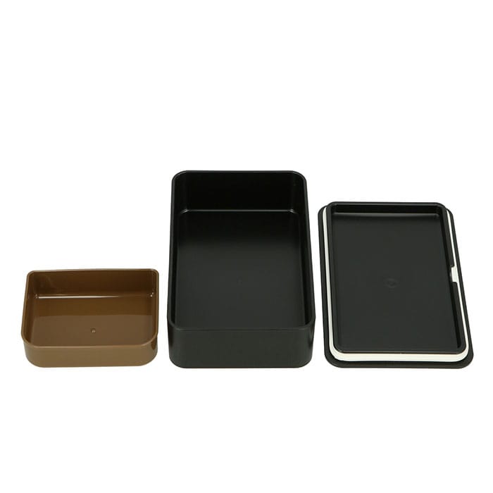 弁当箱 1段 レンジ対応 通販 日本製 800 男子 大容量 ランチボックス メンズ おしゃれ 大人 お弁当箱 食洗機対応 シンプル 木目調 一段ランチ M Hakoya たつみや プラスチック製 大人用弁当箱 3042 黒檀 Backyard Family Jre Pointが 貯まる 使える Jre Mall