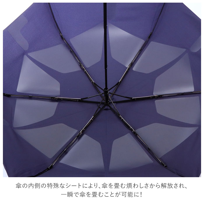折りたたみ傘 メンズ 軽量 通販 晴雨兼用傘 はっ水 撥水 テフロン加工 防汚 グラスファイバー骨 丈夫 Urawaza ウラワザ 3秒で折りたためる シンプル 無地 通勤 通学 ビジネス 雨傘 折り畳み ネイビーブルー Backyard Family Jre Pointが 貯まる 使える Jre Mall
