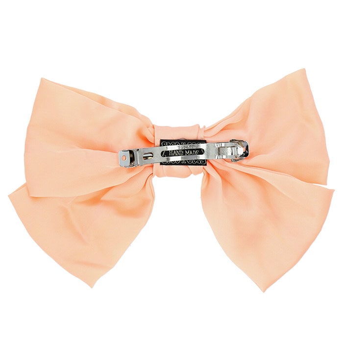 ヘアアクセサリー クリップ 通販 リボン 大きい バレッタ ヘアアクセ ヘアクリップ 大 結婚式 シフォン とろみ おしゃれ シンプル アクセサリー グレー Backyard Family Jre Pointが 貯まる 使える Jre Mall