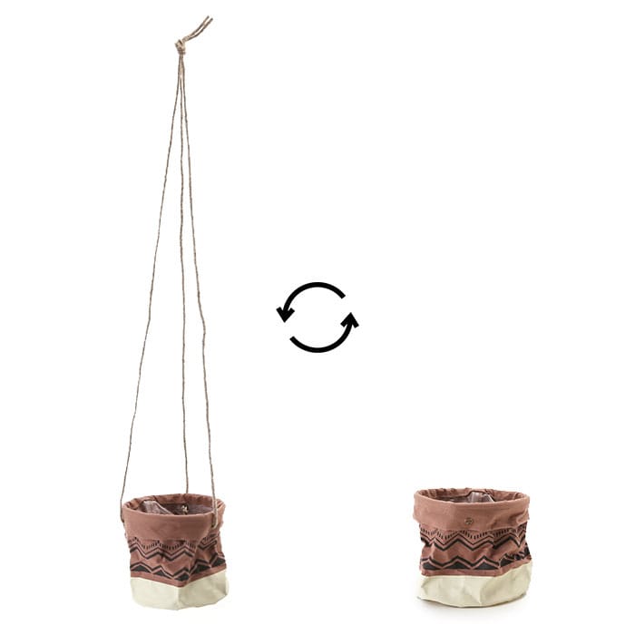 鉢カバー おしゃれ 通販 4号 布 コットンポットカバー S ナチュラル