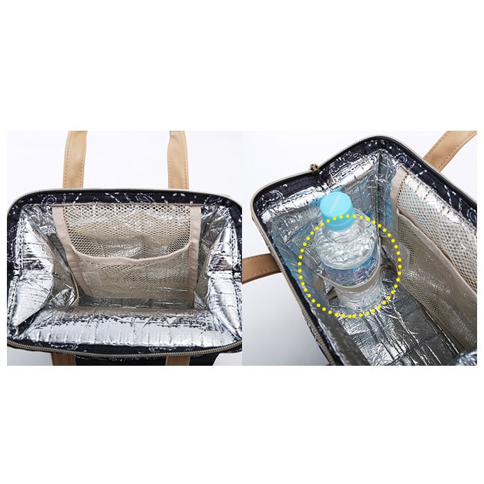 ランチバッグ 保冷 保温 通販 大きめ 縦長 メンズ レディース 撥水 はっ水 ワイヤー がま口 ペットボトル お弁当 ランチ 通勤 通学 弁当袋 おしゃれ シンプル Colors カラーズ At First 6243 シャブロンイエロー Backyard Family Jre Pointが 貯まる 使える Jre Mall