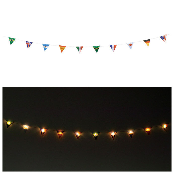 ガーランド ライト キャンプ 防水 通販 Led 屋外 室内 屋内 フラッグガーランド フラッグ 旗 アウトドア グランピング おしゃれ かわいい 電池式 単3 ガーランド照明 インテリア 子供部屋 ファンファンledバナー Spice Of Life スパイス Sfks170 照明器具 Sfks1703