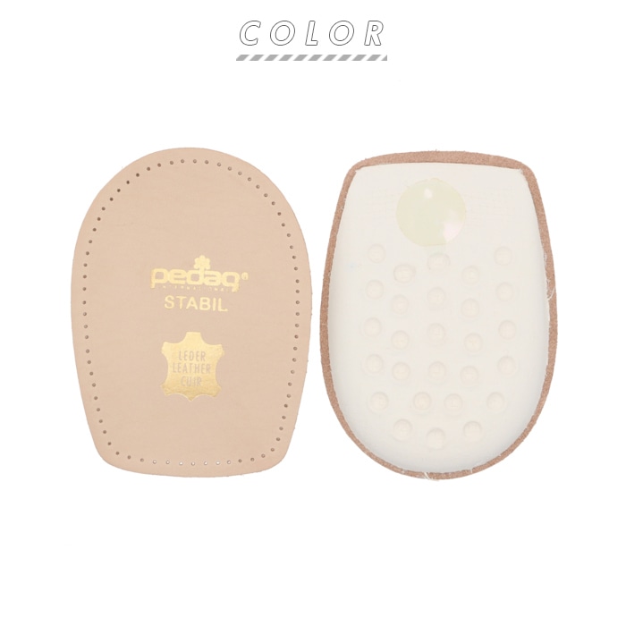 ペダック インソール 通販 衝撃吸収 中敷き Pedag Stabil ステイビル ハーフインソール かかと 踵 ヒールパッド 本革 牛革 ヌメ革 牛ヌメ レディース メンズ 中敷 男性 女性 Art169 Pedaq ペダッグ 靴 アクセサリ Sサイズ Backyard Family Jre Mall