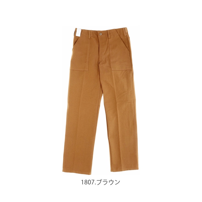 トラウザー メンズ 通販 Gung Ho ガンホー Camp Fatigue Trouser ファティーグ トラウザーパンツ Made In Usa ファティーグパンツ ベイカーパンツ おしゃれ シンプル アメカジ 綿 コットン タフ 丈夫 ワークパンツ ズボン パンツ W30xl32 1802 オリーブドラブ Backyard