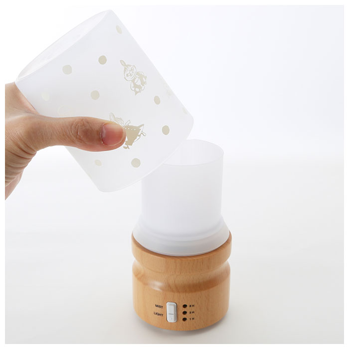 アロマディフューザー 加湿器 卓上 通販 超音波 可愛い アロマ加湿器 おしゃれ 小型 アロマランプディフューザー アロマ ディフューザー Ledライト リビング 寝室 オフィス デスク ムーミン リトルミイ Gpp グローバルプロダクトプランニング 芳香器 リトルミイ