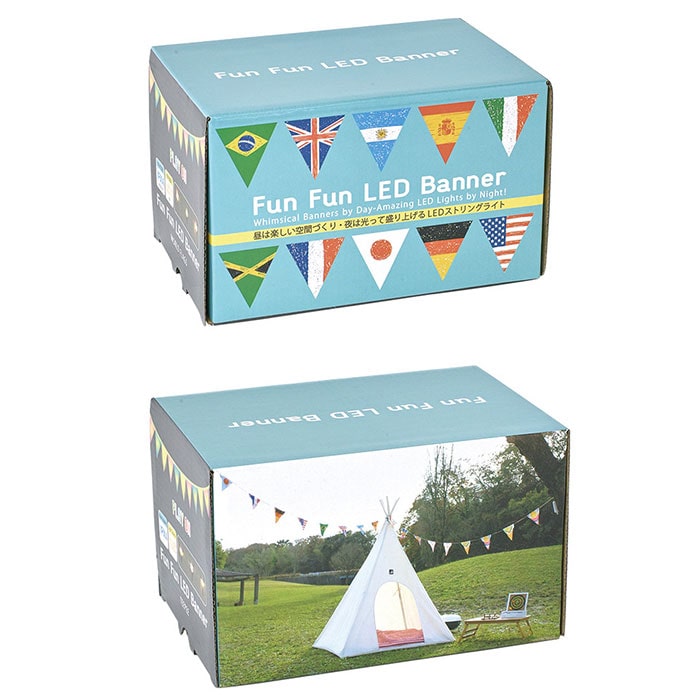 ガーランド ライト キャンプ 防水 通販 Led 屋外 室内 屋内 フラッグガーランド フラッグ 旗 アウトドア グランピング おしゃれ かわいい 電池式 単3 ガーランド照明 インテリア 子供部屋 ファンファンledバナー Spice Of Life スパイス Sfks170 照明器具 Sfks1705