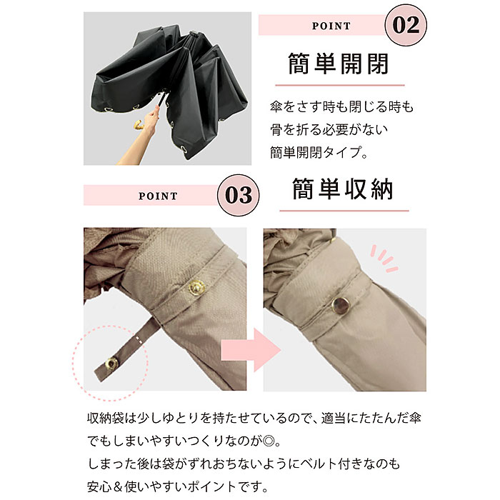 日傘 折りたたみ 完全遮光 晴雨兼用 軽量 通販 100 折りたたみ傘 レディース 3段 50cm 折り畳み傘 おしゃれ Uv対策 Uvカット 紫外線対策 かさ 梅雨 大人 かわいい コンパクト フリル ピンクトリック 折傘 ハートbk Backyard Family Jre Pointが 貯まる