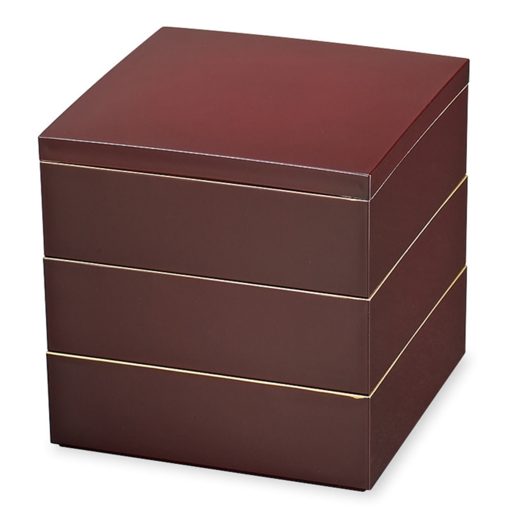 重箱 三段 通販 シンプル 3段 お重 5寸 ランチボックス ファミリーサイズ お重箱 おせち お花見 行楽 ピクニック モダン 晴れの日 弁当 お正月 ハレの日 運動会 行楽弁当 大きめ オードブル 容器 花見 レジャー 4人 5人 4 5人 お弁当 溜渕 Backyard Family