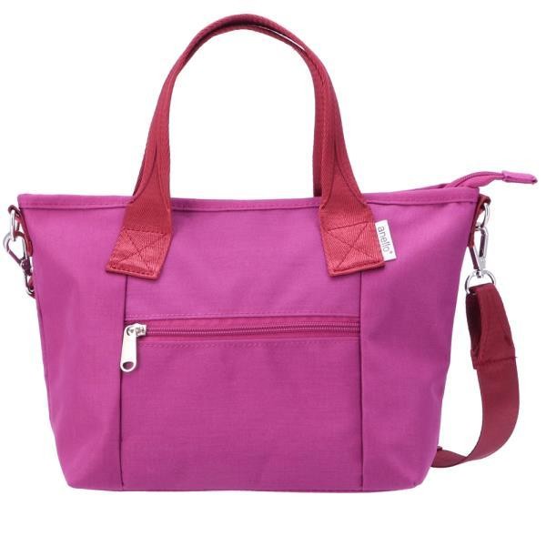 アネロ トートバッグ 通販 レディース 小さめ 軽量 軽い ブランド Anello 通勤 通学 シンプル おしゃれ 大人 かわいい 上品 きれいめ 学生 社会人 マザーズバッグ 旅行 おでかけ サブバッグ 無地 ファスナー Bonnie ボニー 2wayトートバッグ S Dpi ダークピンク