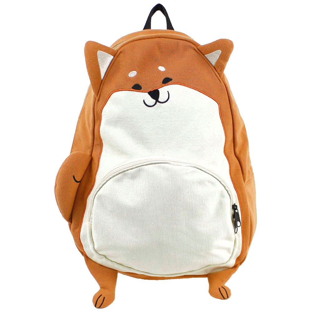 リュック レディース おしゃれ 通販 かわいい アニマル 子供 ティーンズ ユニーク 面白い 中学生 柴犬 いぬ くま 熊 クマ パンダ リュックサック デイパック バックパック スウェット ターンオーバー 男の子 女の子 Turnover アニマルリュック 柴犬 Backyard Family