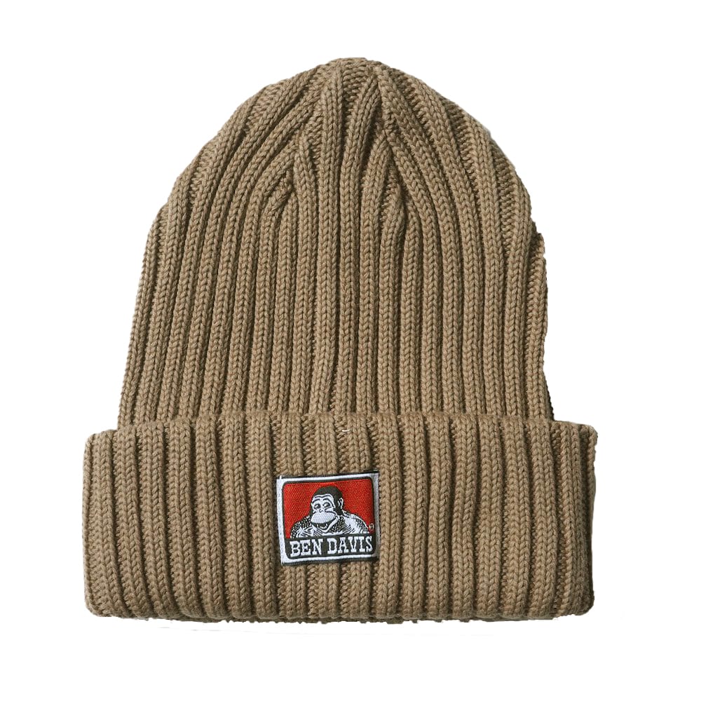 ベンデイビス ニット帽 w 9500 メンズ レディース おしゃれ かわいい シンプル 冬 秋冬 春 コットンニットキャップ 通販 正規品 おすすめ 定番 Ben Davis 綿 コットン モカ Backyard Family Jre Mall