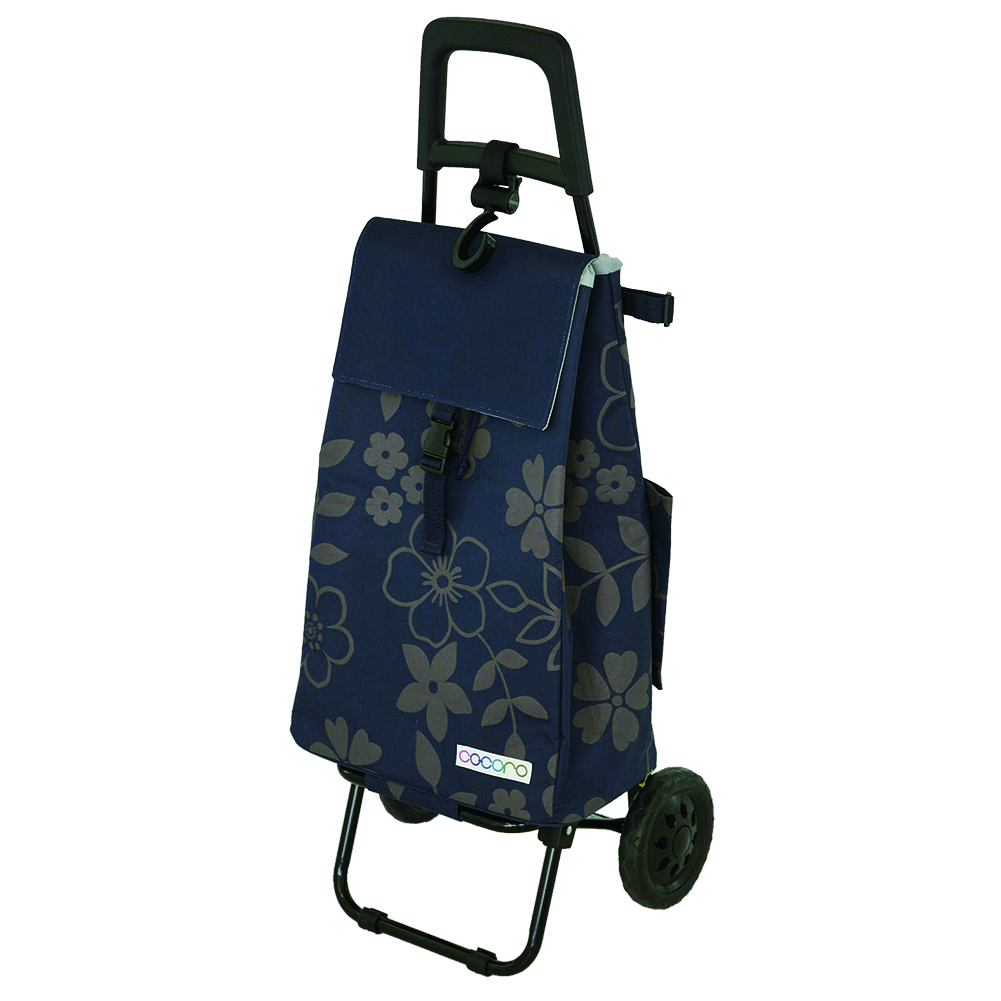 ショッピングカート ココロ 通販 保冷 保温 おしゃれ 買い物カート 保冷カート 保冷バッグ キャリーバッグ クーラーバッグ 折りたたみ 大容量 40l かわいい フラワー 花柄 マイバッグ 保温保冷 買い物 レジャー 多機能 ポケット フラワーネイビー Backyard Family Jre
