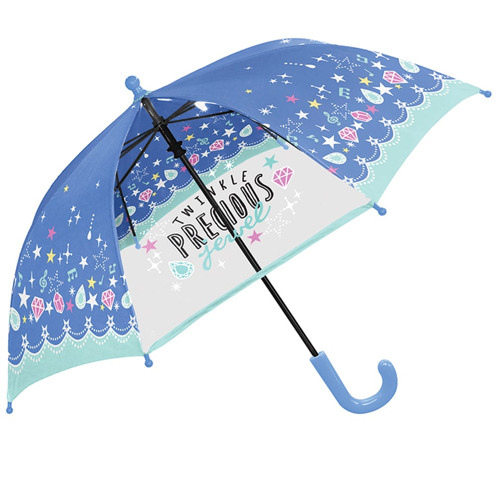 傘 子供 サイズ 通販 おしゃれ 45cm 手開き キッズ 園児 グラスファイバー骨 丈夫 透明窓 ピンク 女の子 かわいい 水色 軽量 軽い カサ 雨傘 長傘 子供用 保育園 幼稚園 手開き傘45cm プレシャスジュエルブルー Backyard Family Jre Mall
