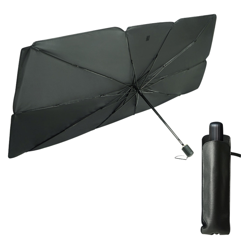 車用サンシェード 傘型 折りたたみ式 UVカット50 遮熱 遮光 Lサイズ
