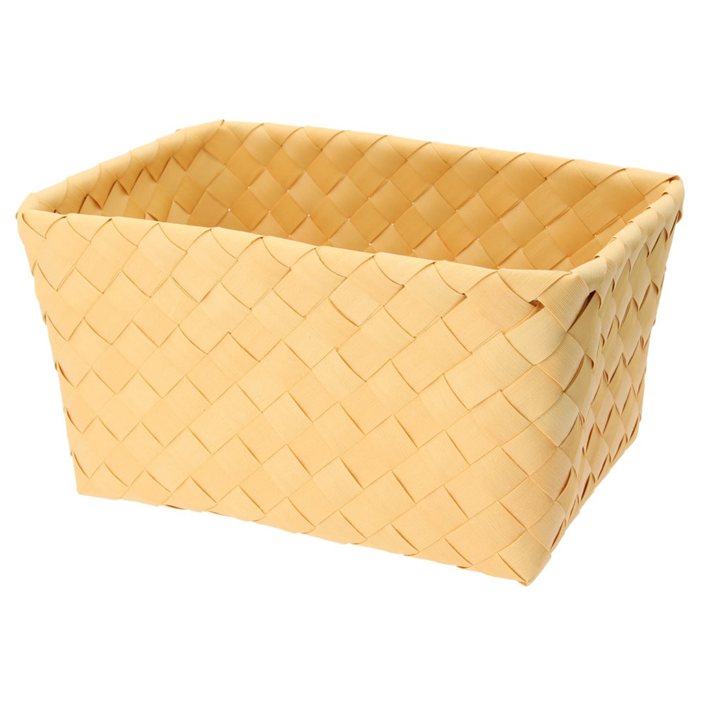 収納かご おしゃれ 通販 収納 かご バスケット 収納バスケット 収納ケース 小物 角型 L Towc トーク Pe 経木 洗える 水拭きできる フェイク経木 シンプル ナチュラル かわいい 籠 長方形 収納用品 生活雑貨 ナチュラル Backyard Family Jre Pointが 貯まる