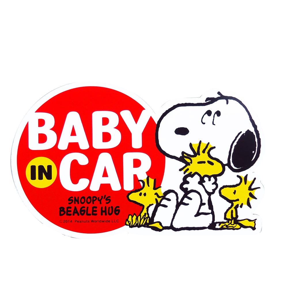 ドライブレコーダー ドッグサイン ステッカー 後方 磁石 通販 マグネットサイン ドラレコ マグネット おしゃれ かわいい スヌーピー Snoopy リラックマ 録画中 サイン Rec 煽り運転防止 あおり運転防止 キャラクター 車 ステッカー 危険運転対策 セキュリティー 防犯 Sn