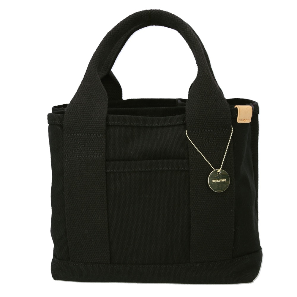 トートバッグ レディース キャンバス 通販 小さめ ミニトート 仕切り ミニトートバッグ おしゃれ 無地 ポケット ランチトート ランチバッグ メンズ 布 帆布 ミニバッグ Dot Stripe ドットアンドストライプ Ds Black Backyard Family Jre Pointが 貯まる