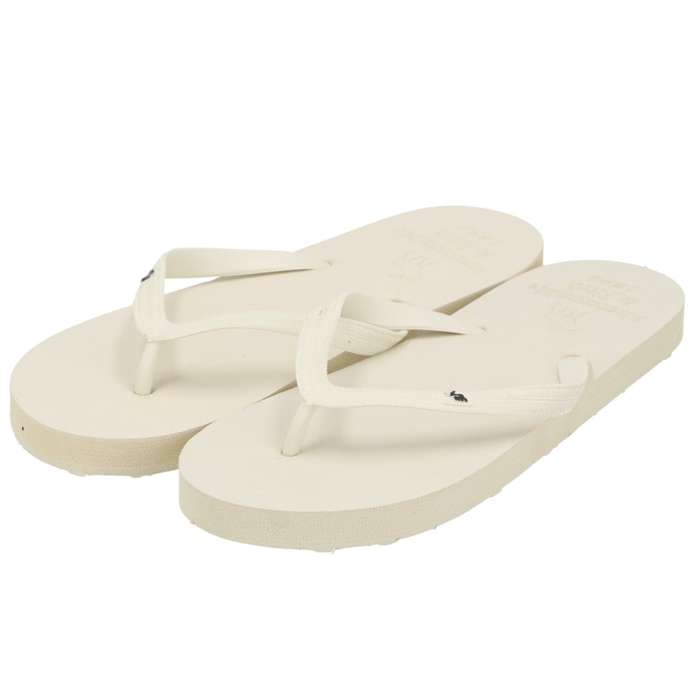 ビーチサンダル レディース 通販 ビーサン おしゃれ シンプル 無地 カラフル 大人 かわいい トングサンダル ぺたんこ 歩きやすい フラット 履きやすい 海 プール 夏 レジャー 海水浴 フラットサンダル Lサイズ 24cm 25cm ホワイト Backyard Family Jre Mall