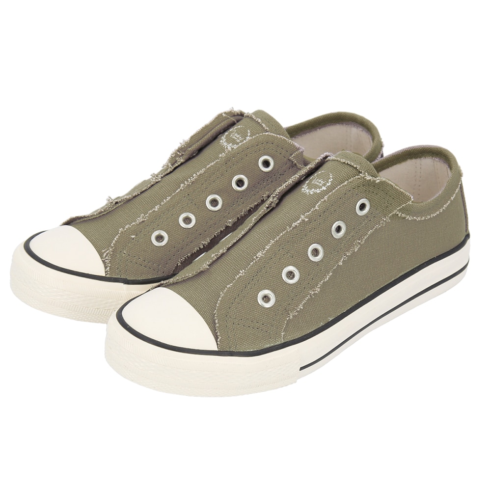 スリッポン レディース スニーカー シューズ 紐なし おしゃれ かわいい 靴 シンプル フラット ローカット キャンバス Hashed Coorde ハッシュドコーデ Hc1636f カジュアル 旅行 疲れにくい 婦人靴 37 23 5cm Charcoal チャコール Backyard Family Jre Pointが