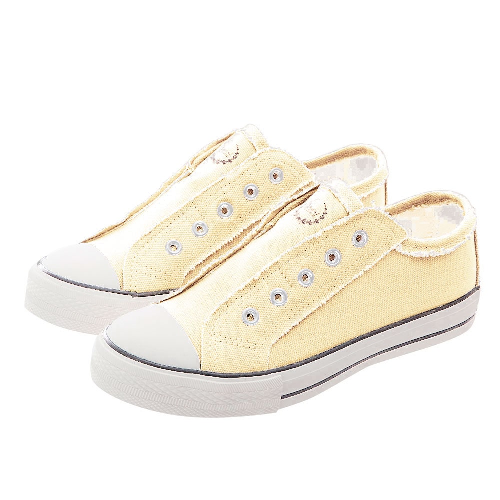 スリッポン レディース スニーカー シューズ 紐なし おしゃれ かわいい 靴 シンプル フラット ローカット キャンバス Hashed Coorde ハッシュドコーデ Hc1636f カジュアル 旅行 疲れにくい 婦人靴 36 23cm White シロ Backyard Family Jre Pointが 貯まる 使える