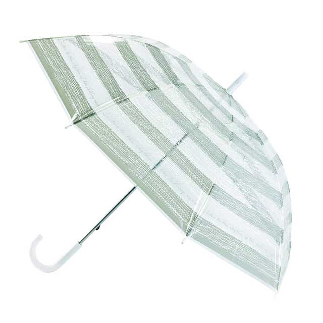 ビニール傘 58 5cm Spice スパイス 通販 レディース メンズ 軽量 大判 グラスファイバー おしゃれ プリント柄 かわいい 通勤 通学 登校 雨の日 ネイルガード付き 透明 機能的 機能的 カラフル かさ カサ 雨傘 ハッピークリアアンブレラ ボーダーホワイト Backyard