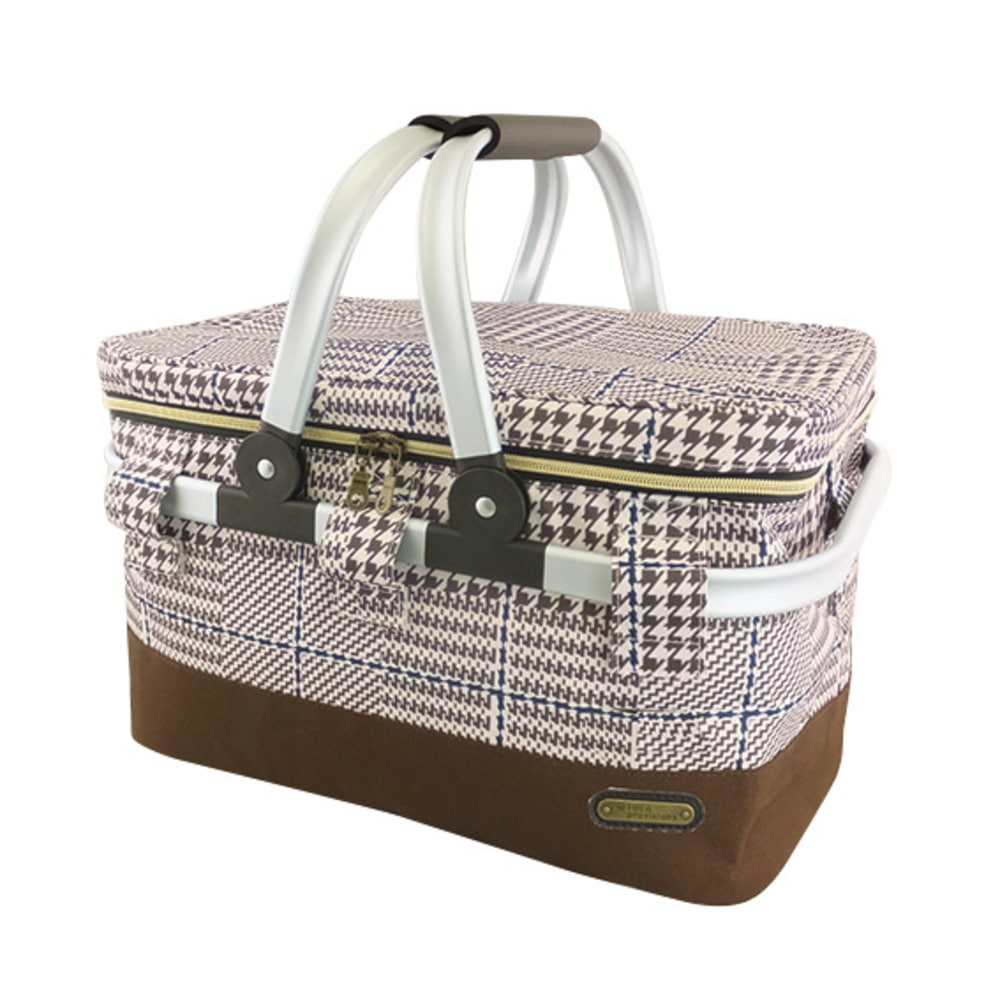 レジカゴ用バッグ 保冷 通販 保冷バッグ 大容量 ピクニックバスケット おしゃれ 保冷バスケット エコバッグ 撥水 はっ水 マイバッグ ショッピング バッグ お買い物バッグ お弁当 運動会 お花見 レジャー 保温 保冷バッグ クーラーバッグ アウトドア At First 6228グレン