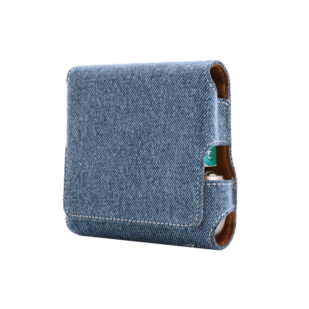 アイコス3 Duo ケース 通販 おしゃれ アクセサリー Iqos3 保護カバー オシャレ コンパクト 持ち運び シンプル 加熱式煙草 加熱式たばこ 加熱式タバコ シガレットケース クリスマス ギフト 父の日 プレゼント メンズ アイコスホルダー デニムブルー Backyard Family