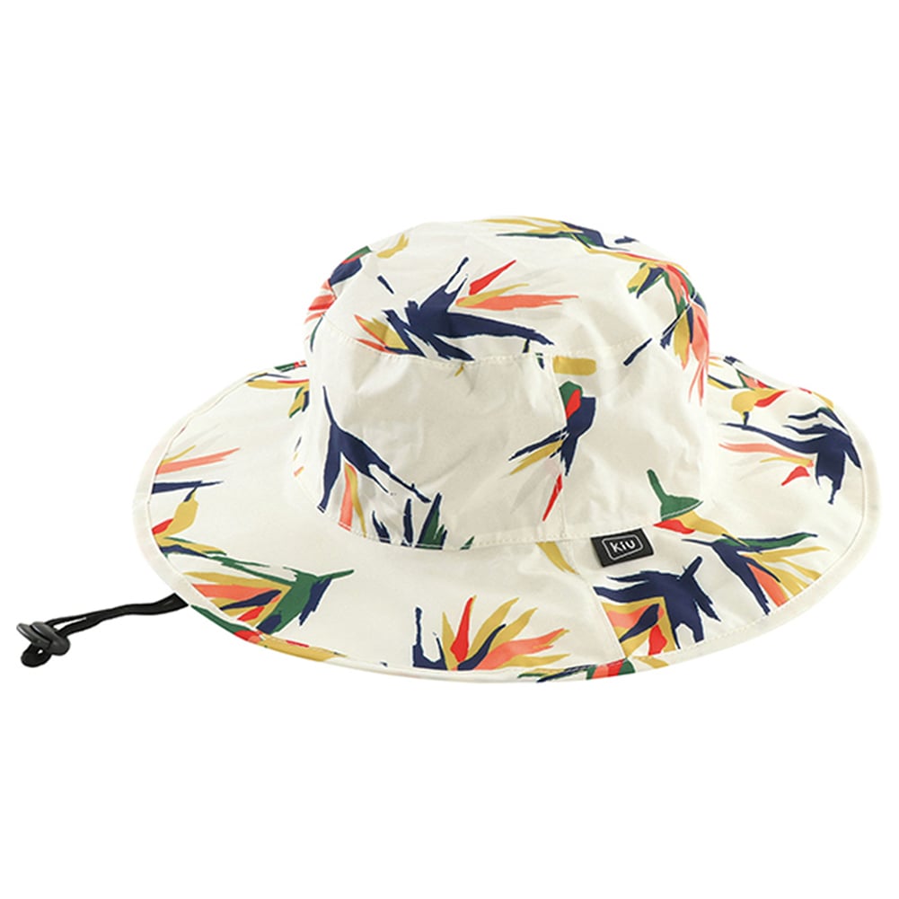 激安通販ショッピング キウ KiU UV RAIN パッカブル サファリハット 帽子 はっ水 防水 UVカット 紐付き 小さく畳める レディース  メンズ K85-1
