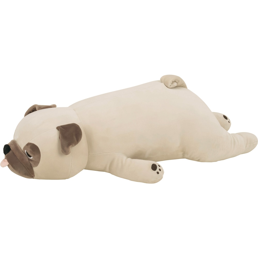 抱き枕 ぬいぐるみ 通販 動物 かわいい クッション 子供 マクラ キッズ 寝具 子供部屋 インテリア クリスマス プレゼント 誕生日 ギフト ねむねむ 癒し系 昼寝 ぬいぐるみ イヌ 犬 ミケネコ 猫 ハスキー犬 柴犬 パグ Mサイズ 32パグのハナ Backyard Family Jre