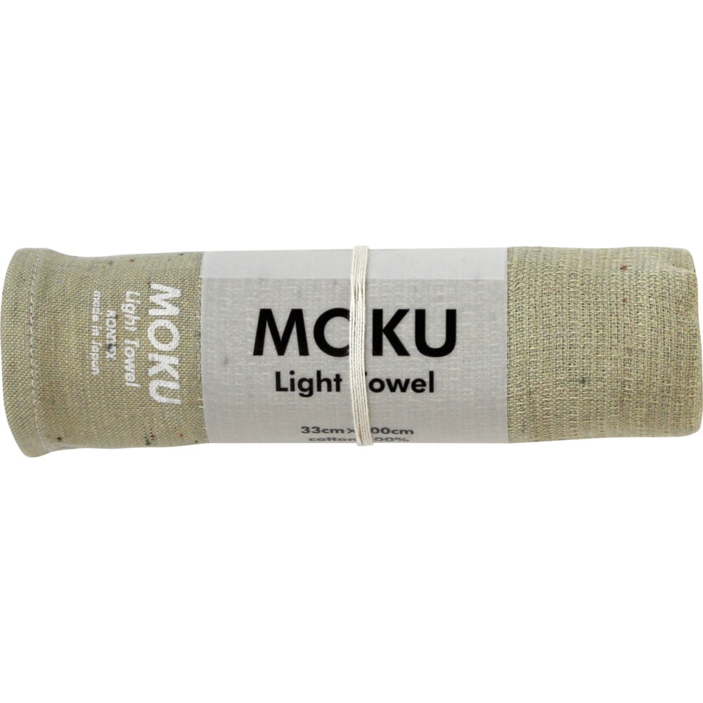 Moku タオル 通販 フェイスタオル おしゃれ スポーツタオル 手ぬぐい 手拭い 銭湯 温泉 ジム サウナ 綿 コットン 33 100cm 吸水 速乾 超速乾 薄い 薄手 軽い 軽量 やわらかい 今治 Kontex コンテックス モク Light Towel ライトタオル Mサイズ Mサイズ カーキ
