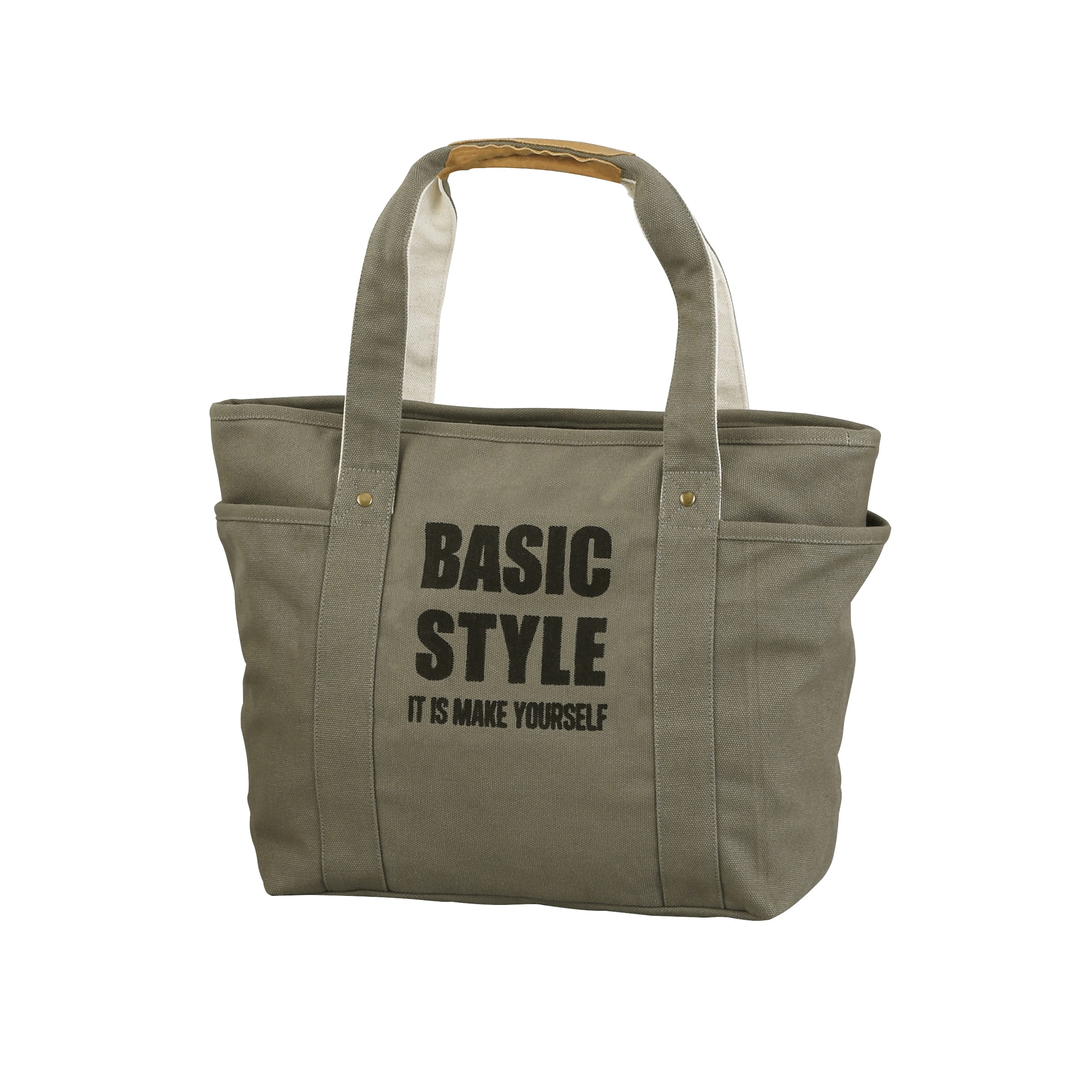 This is a(n) base tote オリーブ L