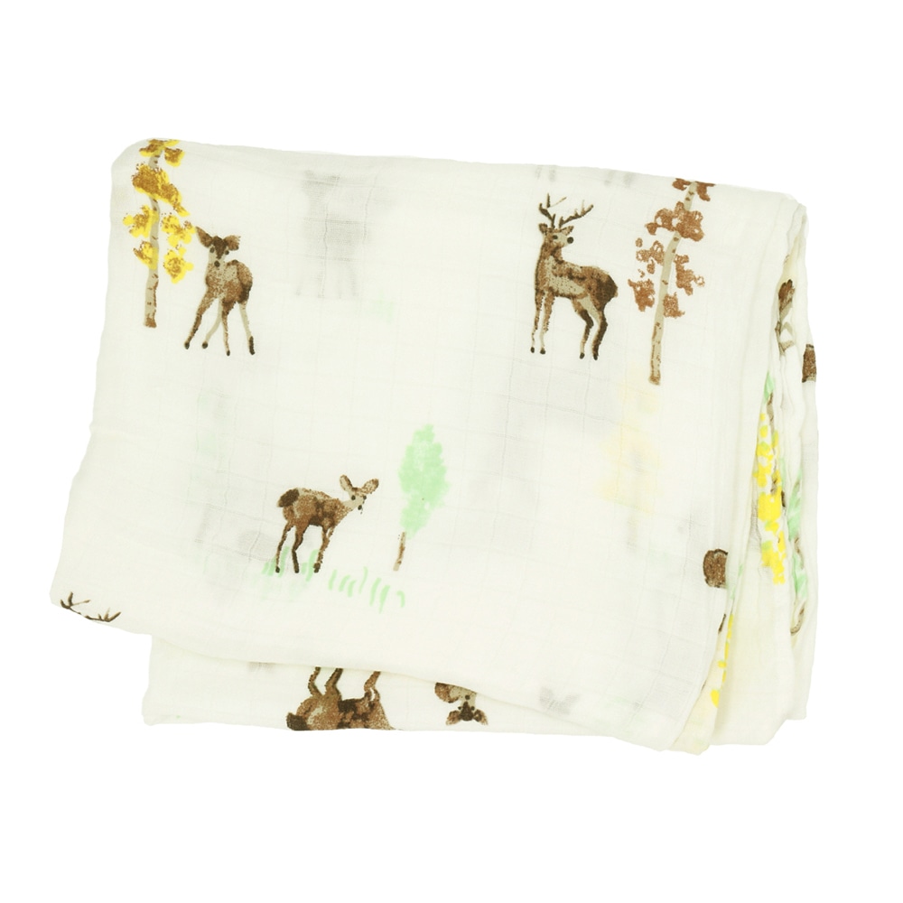 おくるみ ガーゼ 通販 ベビー アフガン 退院 赤ちゃん 夏 春夏 ブランケット 出産祝い バンブーファイバー コットン おしゃれ かわいい ナチュラル プレゼント お昼寝 ガーゼケット おでかけ 鹿 Backyard Family Jre Pointが 貯まる 使える Jre Mall