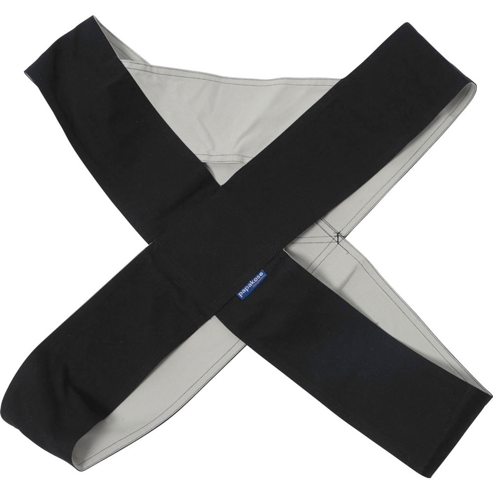 抱っこ紐 メンズ 通販 抱っこひも 大きめ 男女兼用 コンパクト 折りたたみ 洗える Papakoso Papa Dakko パパダッコ だっこひも 簡単 抱っこ クロス式 簡易抱っこ紐 たて抱っこ用 子守帯 Mサイズ ブラック ライトグレー Backyard Family Jre Pointが 貯まる 使える