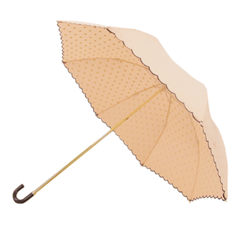 折りたたみ傘 レディース 通販 折り畳み傘 おしゃれ 折り畳み傘 おしゃれ スポーツ観戦 晴雨兼用傘 Uv対策 紫外線対策 婦人傘 Uvカット かさ 梅雨 アウトドア 旅行 雨傘 2段 50cm ザフリル パールリボン バイカラー プチリボン レース リボン インドット Pxbr