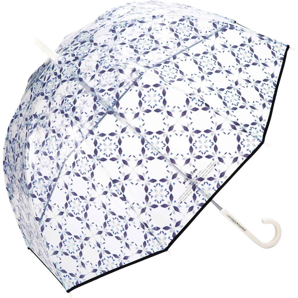 Wpc 傘 通販 長傘 レディース おしゃれ 可愛い 透明 大人 かわいい 大きめ ドーム型 65cm はっ水 撥水 通勤 通学 ビニール傘 ビニ傘 プラスティック プラスチック ブランド Plantica Wpc フラワーアンブレラ Wpc ダブリューピーシー Plantica プランティカ Plv02 007