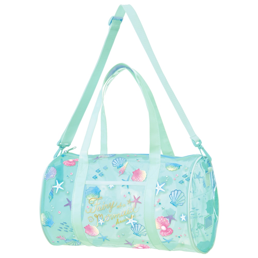 プールバッグ 子供 女 通販 子供用 おしゃれ ビニールバッグ ファスナー 大きい 保育園 幼稚園 キッズ サマーバッグ 女の子 女子 かわいい ロール型 ボストン型 スイムバッグ 水泳 海 スイミング 入園準備 Fマーメイド Backyard Family Jre Mall
