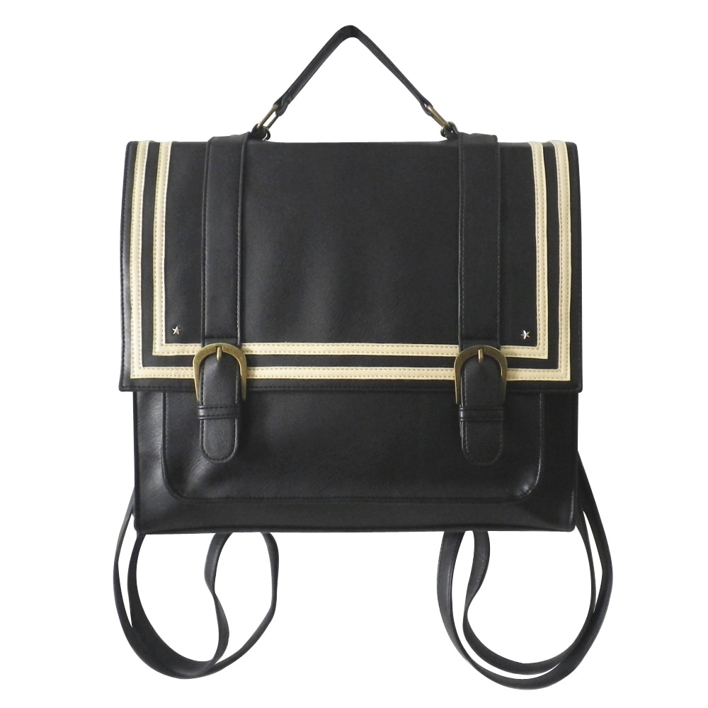 3wayバッグ レディース 通販 リュック 小さめ 3wayバッグ 通学 通勤 ショルダーバッグ おしゃれ 大人 かわいい サッチェルバッグ 手提げ シンプル セーラー 斜めがけ 肩掛け カジュアル 中学生 高校生 ブラック Backyard Family Jre Pointが 貯まる 使える