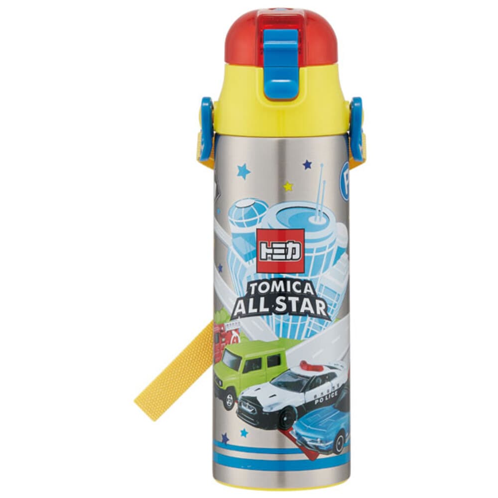 水筒 子供 ステンレス 直飲み 通販 580ml 保冷 肩掛け 軽量 軽い ワンプッシュ マグボトル ダイレクトボトル キッズ 子ども用 キャラクター ディズニー Disney プリンセス トイストーリー キティ すみっコ ポケモン ミニオン トミカ カーズ トミカ カーズ トミカ２１