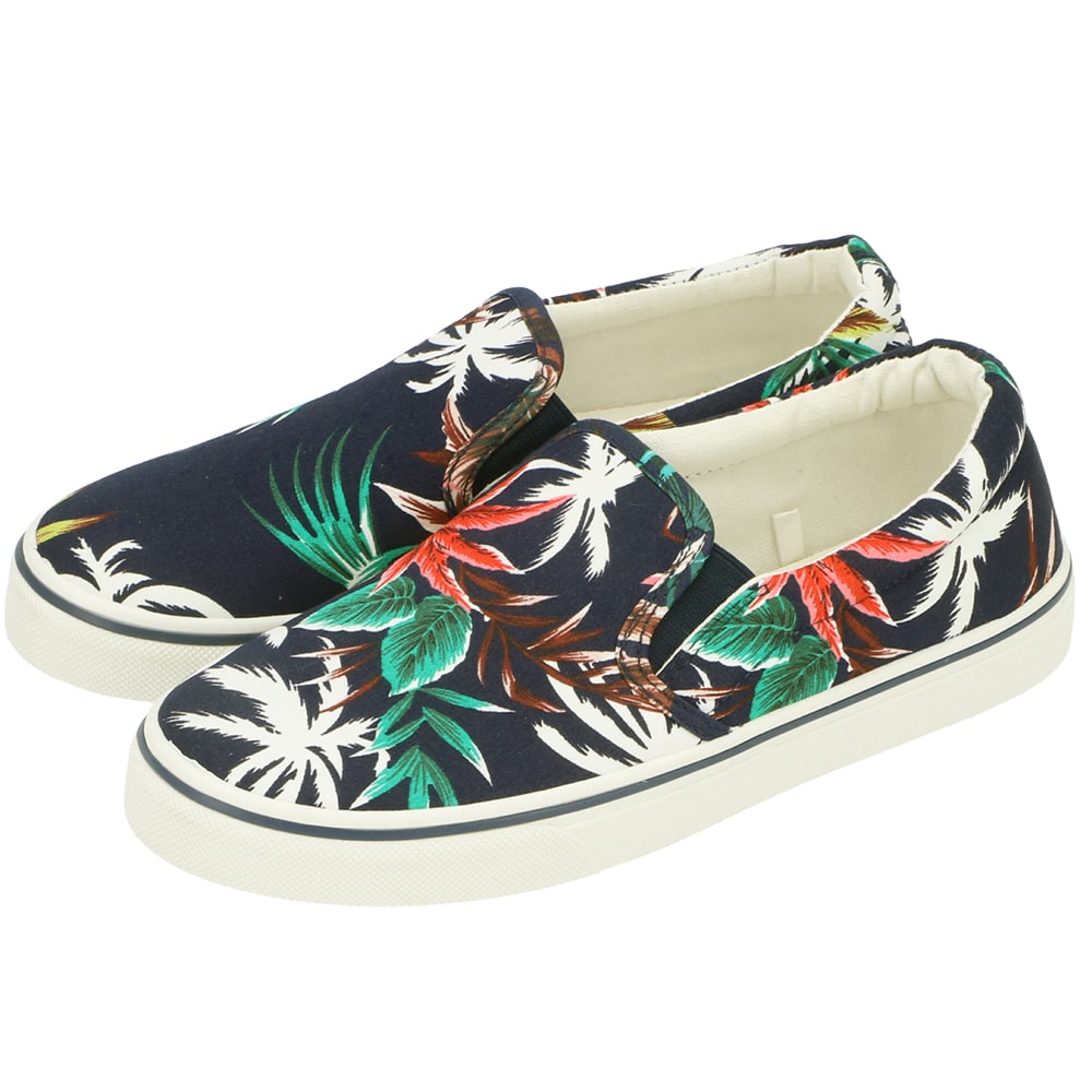 スリッポン レディース スリッポン レディース 06a スリッポン 定番 くつ 靴 ローカット ブラック 黒 大人 無地 丈夫 On Slip スリップオン かわいい シューズ 白 ホワイト スニーカー Polka Polka ポルカポルカ ｍサイズ ボタニカル Backyard Family Jre