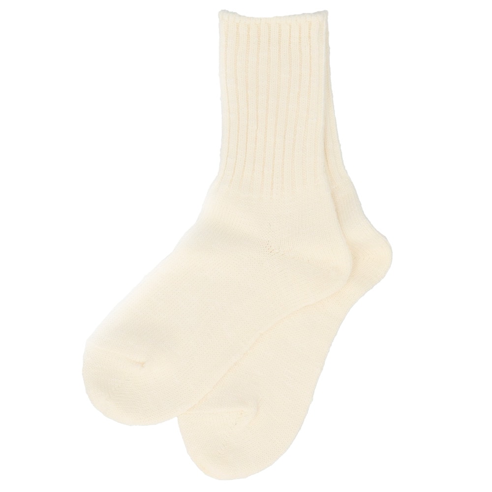 靴下 レディース おしゃれ 通販 くしゅくしゅ 暖かい 蒸れない ソックス ミドル丈 リネン混紡 綿 麻 混 無地 シンプル リブ編み 女性用 S 22cm 25cm 男性用 M 25cm 27cm 日本製 Small Stone Socks スモールストーンソックス 2 2リブクルーソックス