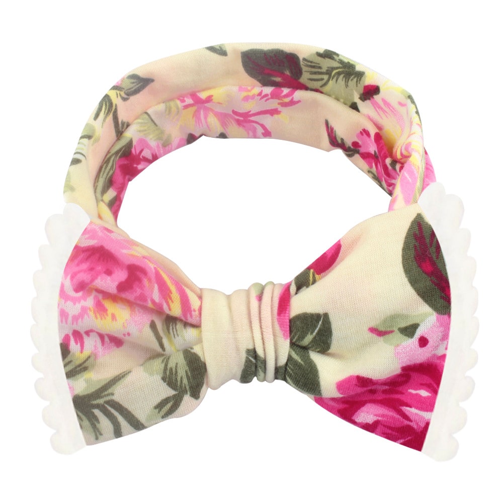 赤ちゃん ヘアバンド リボン 通販 ベビー おしゃれ かわいい ヘアーバンド ヘッドバンド ふわふわ 花柄 乳児 幼児 アクセサリー おでかけ 写真 撮影 ヘアーアクセサリー ヘアアクセサリー ホワイト Backyard Family Jre Pointが 貯まる 使える Jre Mall