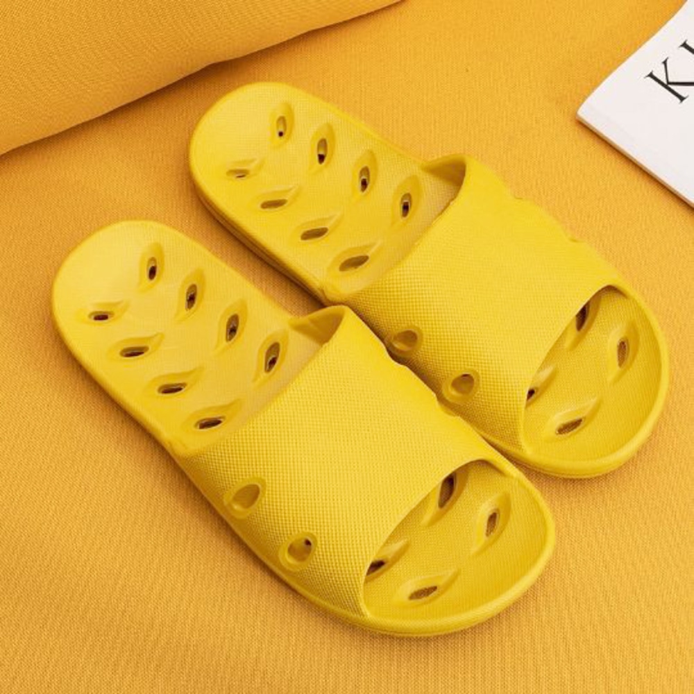 ベランダ サンダル 通販 バススリッパ バスサンダル スリッパ メンズ レディース お風呂 バスルーム バルコニー 内履き 滑り止め ルームシューズ 軽量 軽い Eva 外履き つっかけ 生活雑貨 Sサイズ イエロー Backyard Family Jre Pointが 貯まる 使える Jre Mall