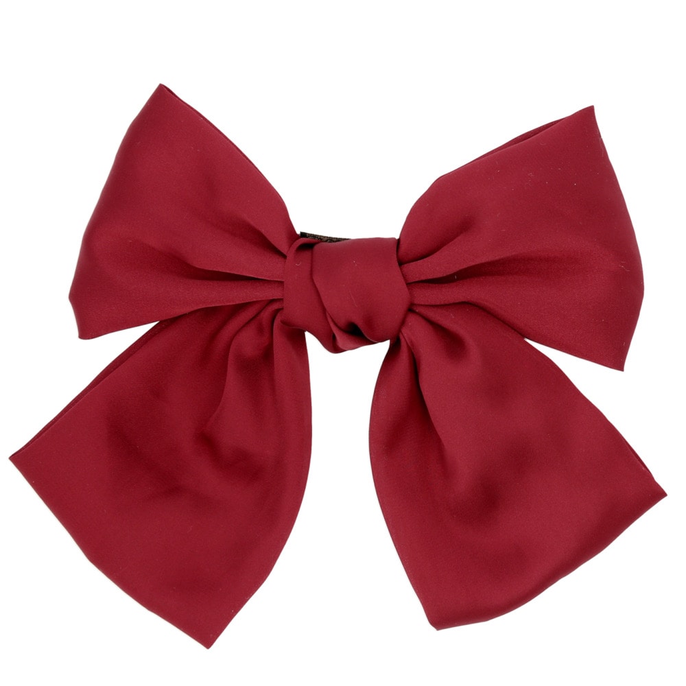 ヘアアクセサリー クリップ 通販 リボン 大きい バレッタ ヘアアクセ ヘアクリップ 大 結婚式 シフォン とろみ おしゃれ シンプル アクセサリー レッド Backyard Family Jre Pointが 貯まる 使える Jre Mall