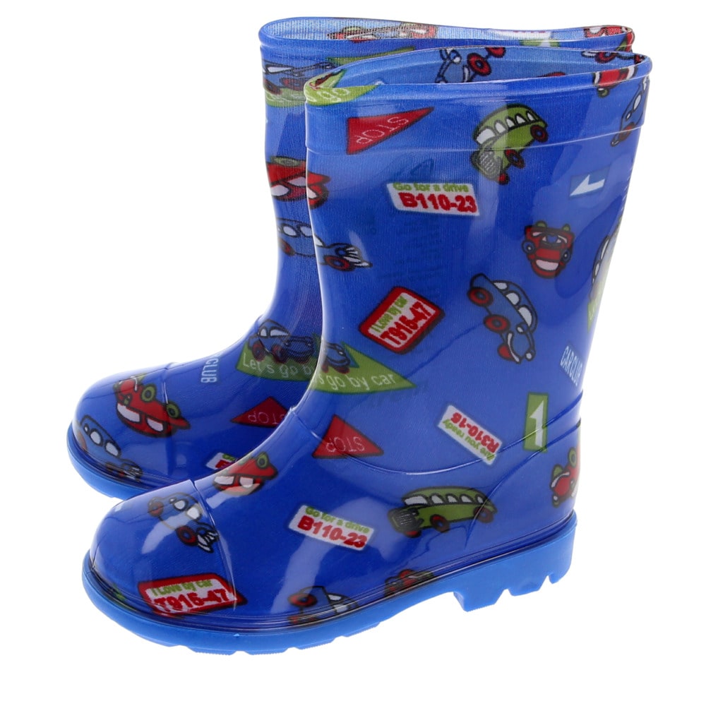 レインブーツ キッズ 通販 女の子 男の子 長靴 おしゃれ かわいい 登園 通学 保育園 幼稚園 小学生 女児 男児 レインシューズ 雨靴 子供 子ども 18 19 Cm 21 センチ レインウェア センチ カー ナンバー ブルー Backyard Family Jre Mall